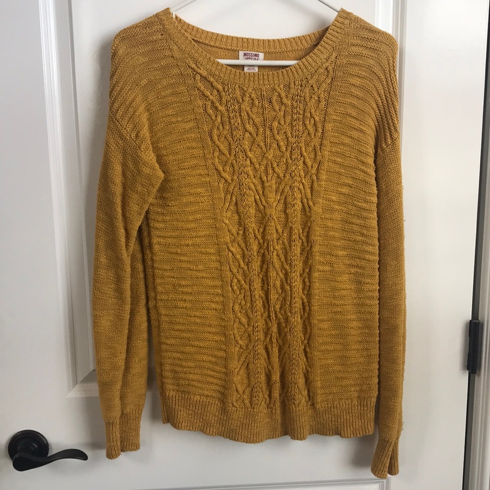 Mustard Pullover Sweater by Mossimo